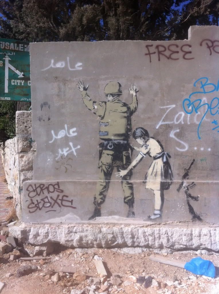 bansky girl soldier