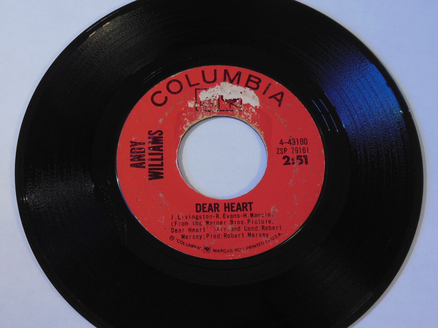 Andy Williams - Dear Heart Album