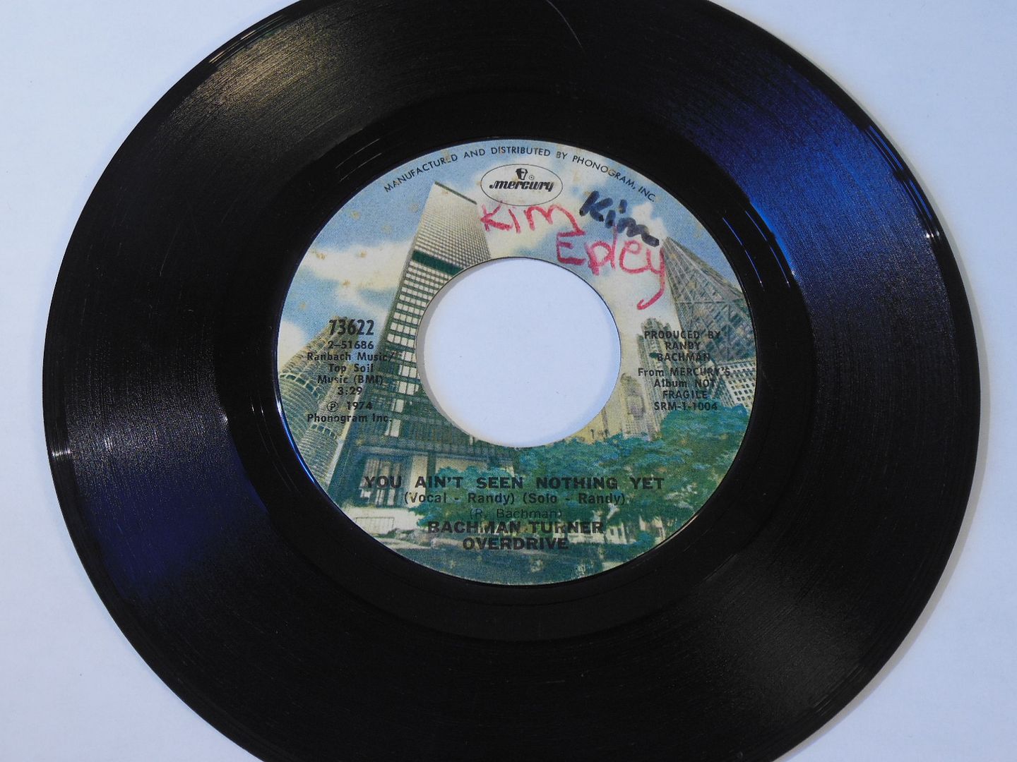 Bachman-Turner Overdrive - You Ain't Seen Nothing Yet Single