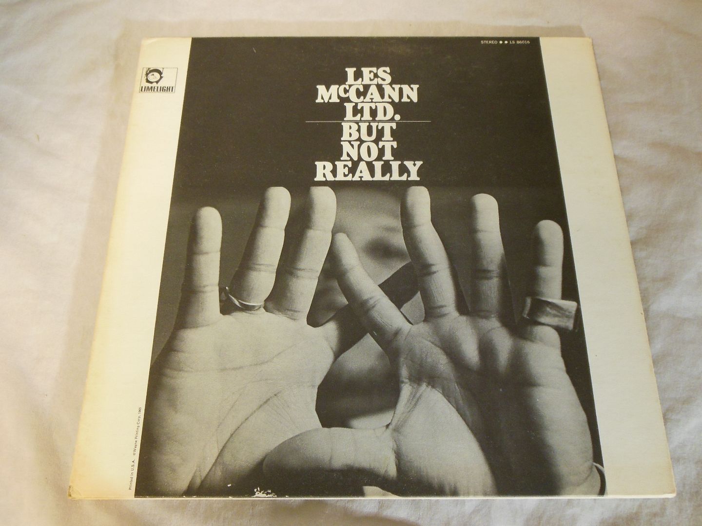 Les McCann Ltd. - But Not Really - Cover Only, No Vinyl