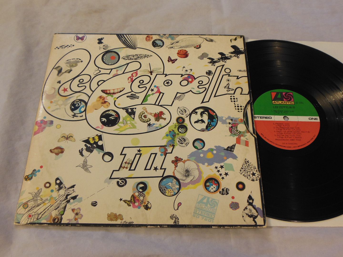 Led Zeppelin - Led Zeppelin 3 Iii - Rare Record Club Sticker