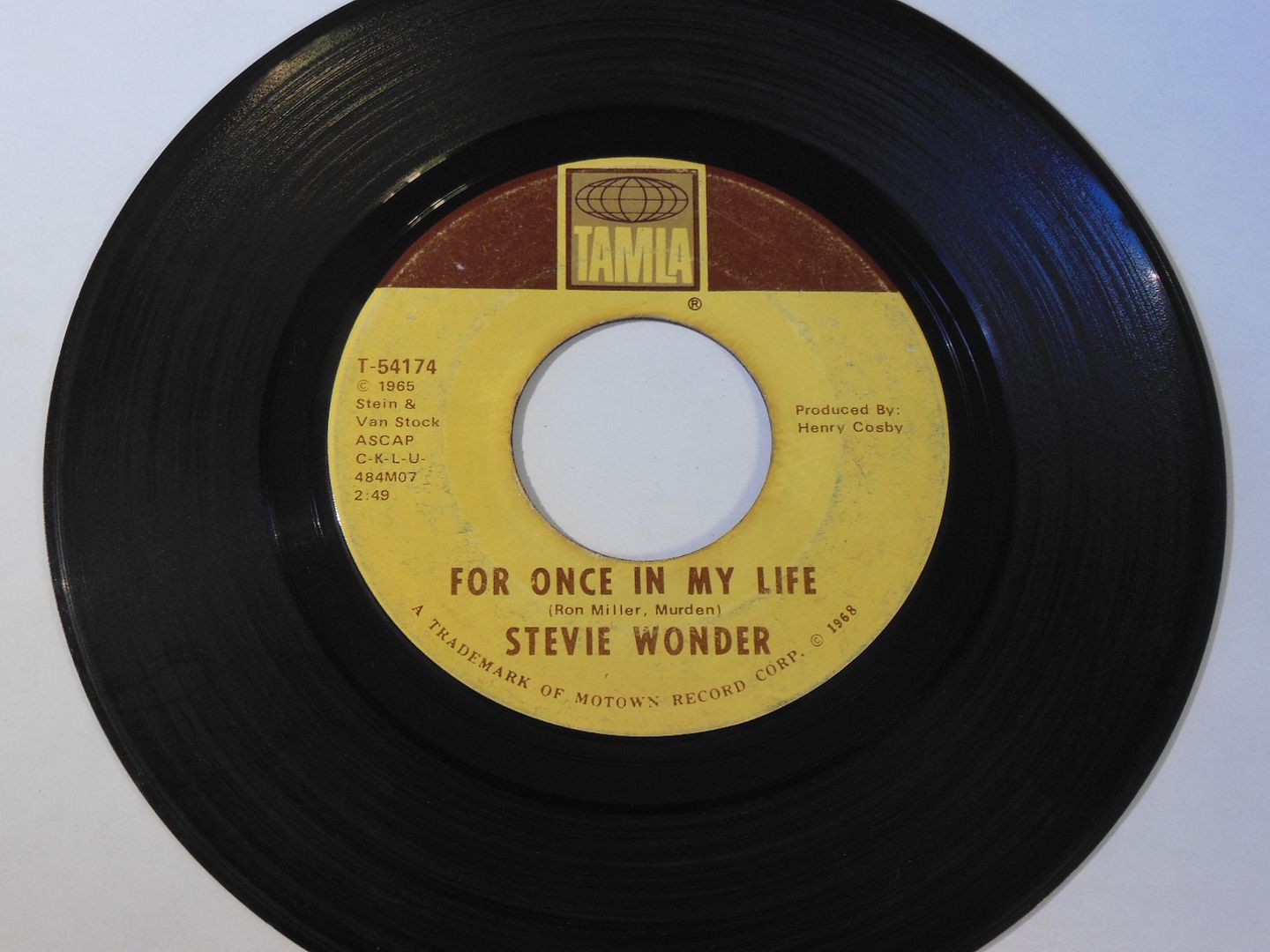 Stevie Wonder - For Once In My Life Single
