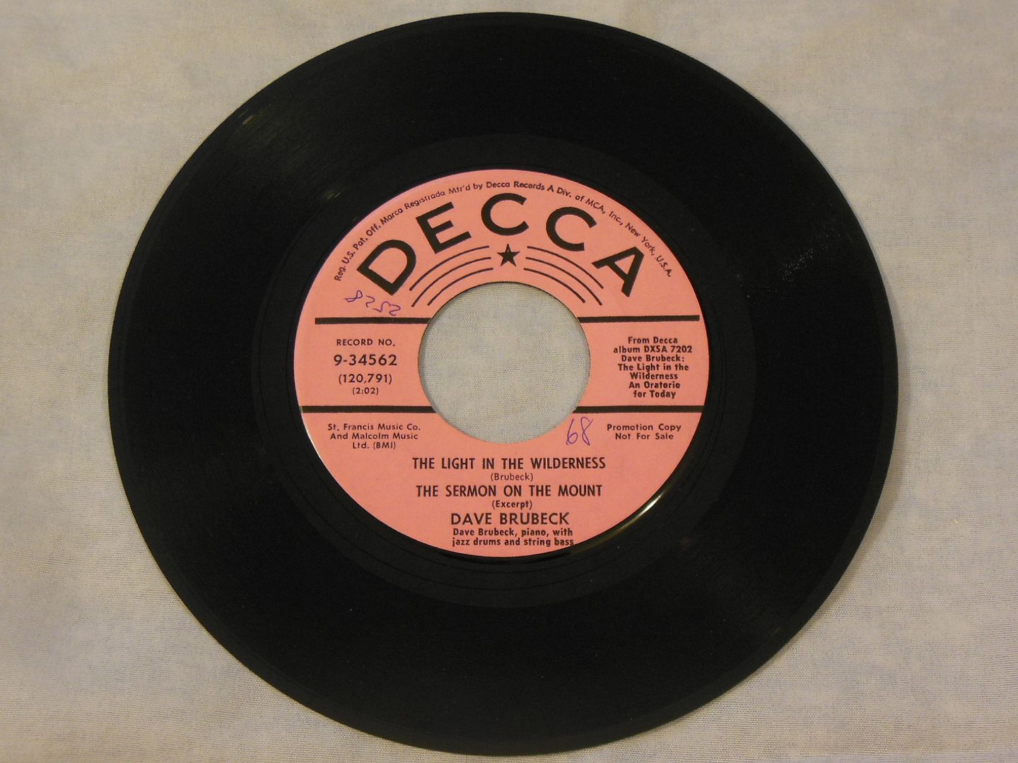 Dave Brubeck - The Light In The Wilderness Ep Promo