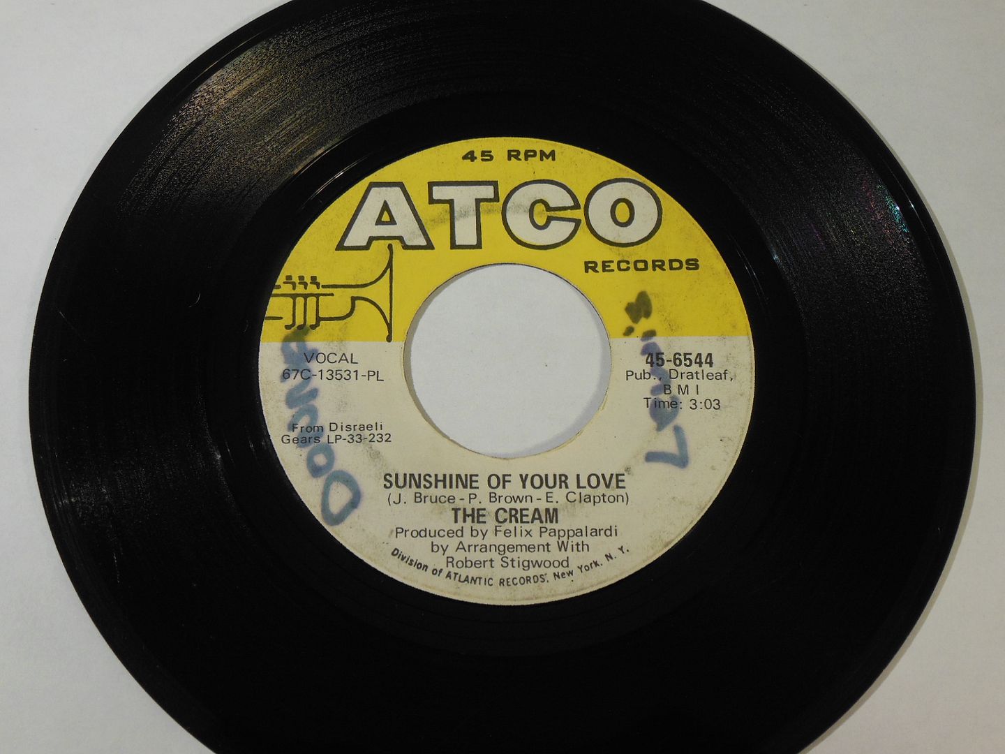 Cream - Sunshine Of Your Love / Swlabr