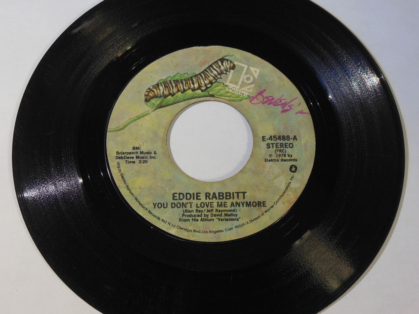 Eddie Rabbitt - You Don't Love Me Anymore / Caroline