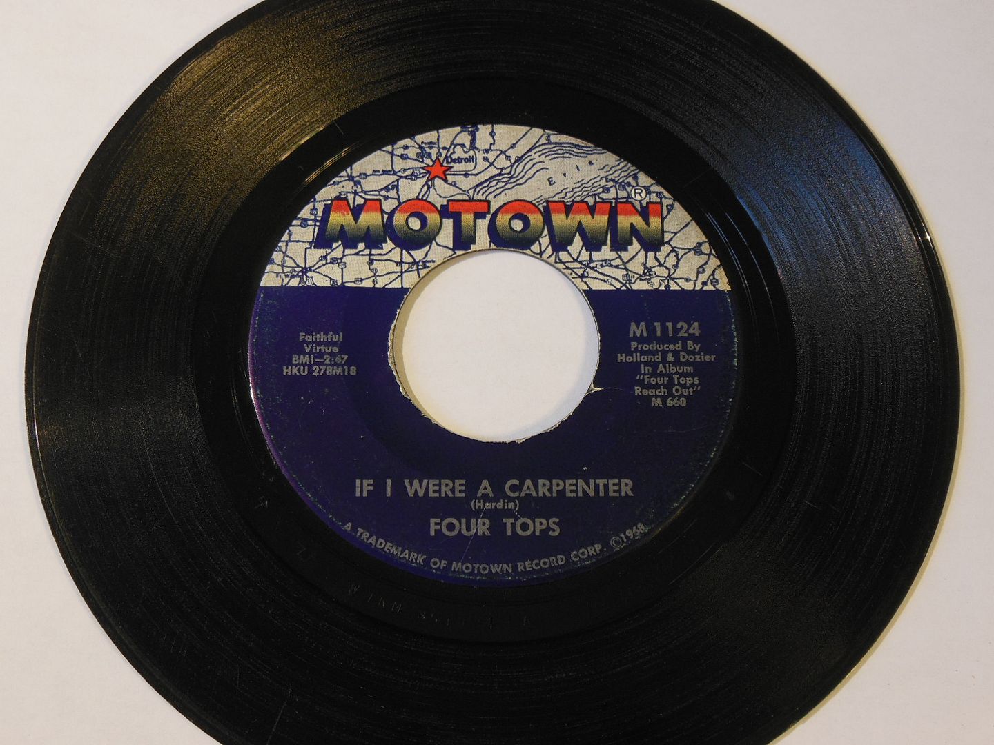 Four Tops - If I Were A Carpenter / Wonderful Baby