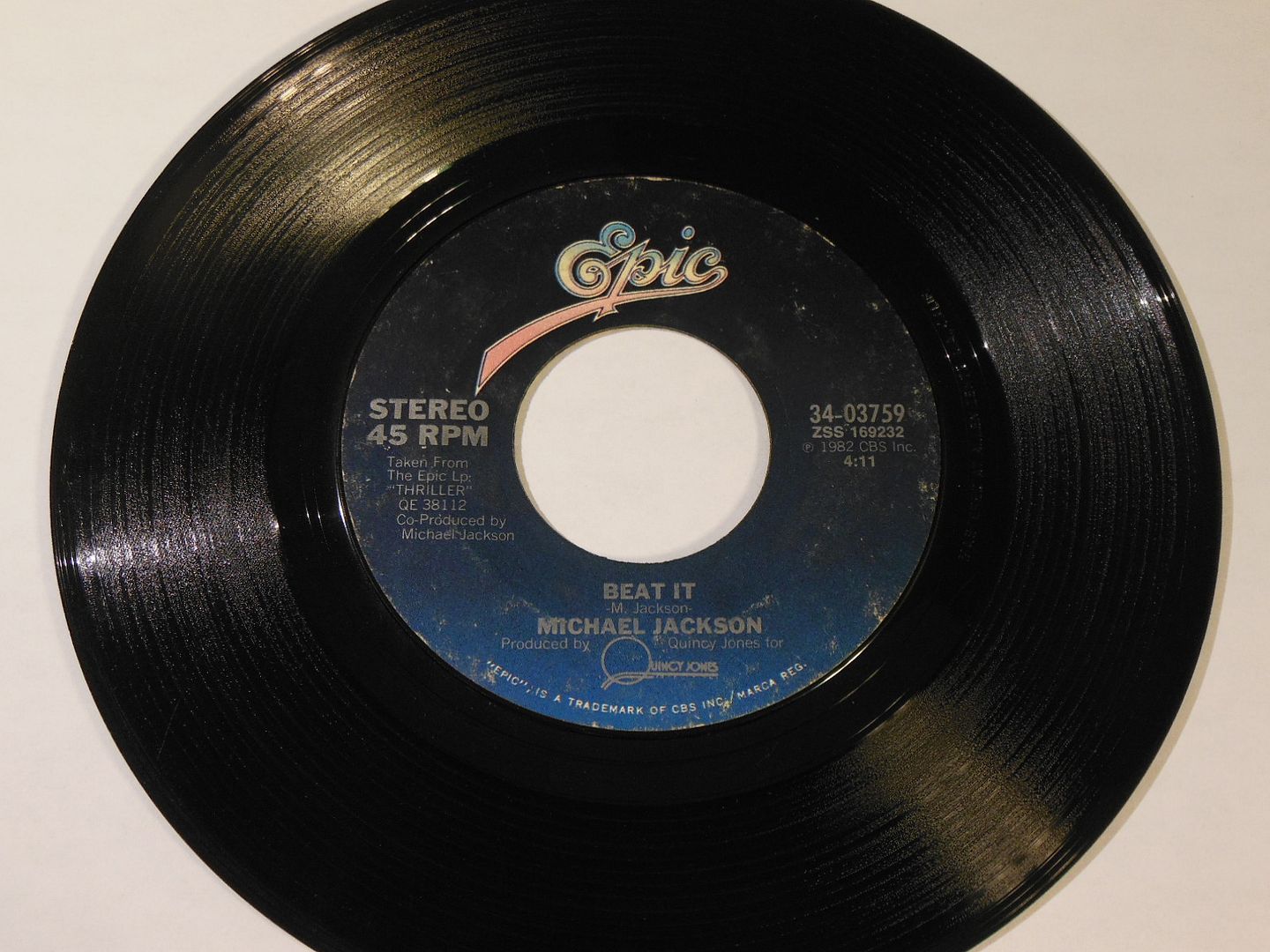 Michael Jackson - Beat It / Get On The Floor