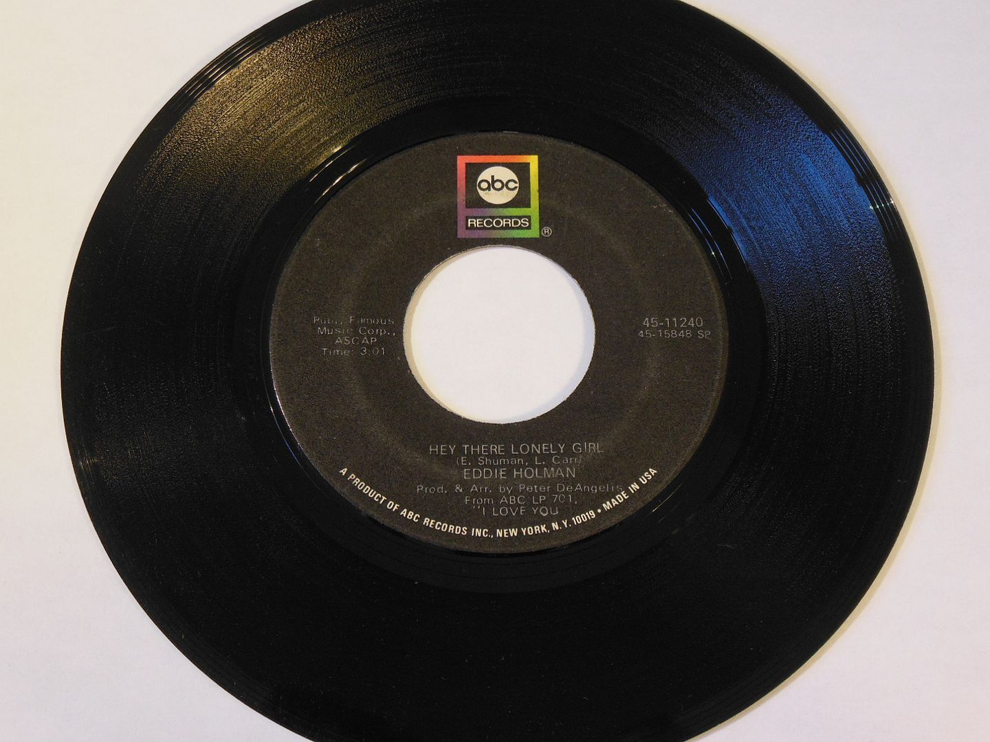 Eddie Holman - Hey There Lonely Girl