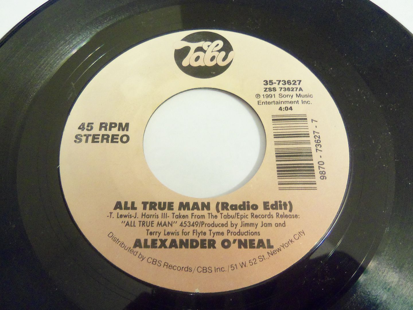 Alexander O'Neal - All True Man (radio Edit / Same (instrumental))