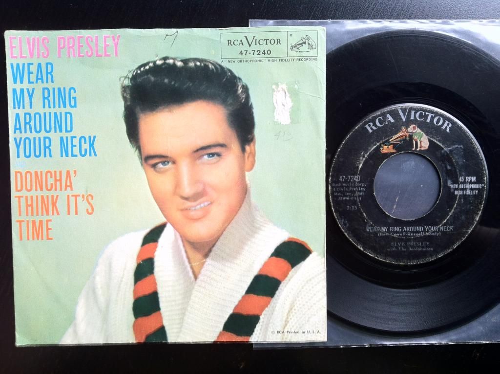 Elvis Presley Wear My Ring Around Your Neck Records, Vinyl And Cds 