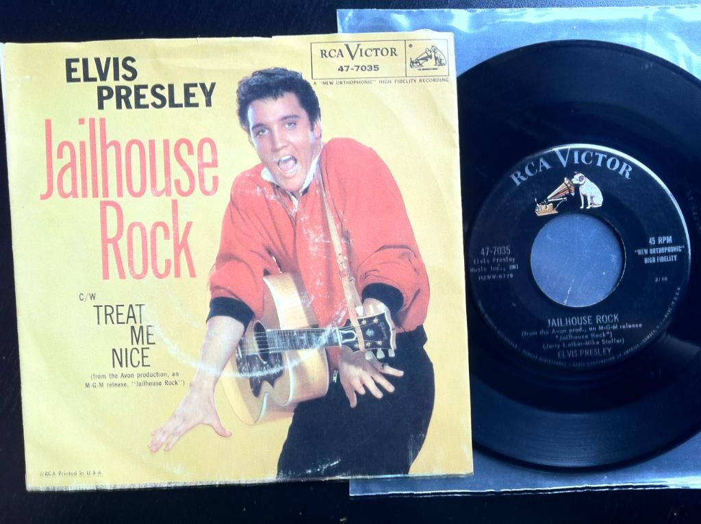 Jailhouse Rock / Treat Me Nice - Elvis Presley