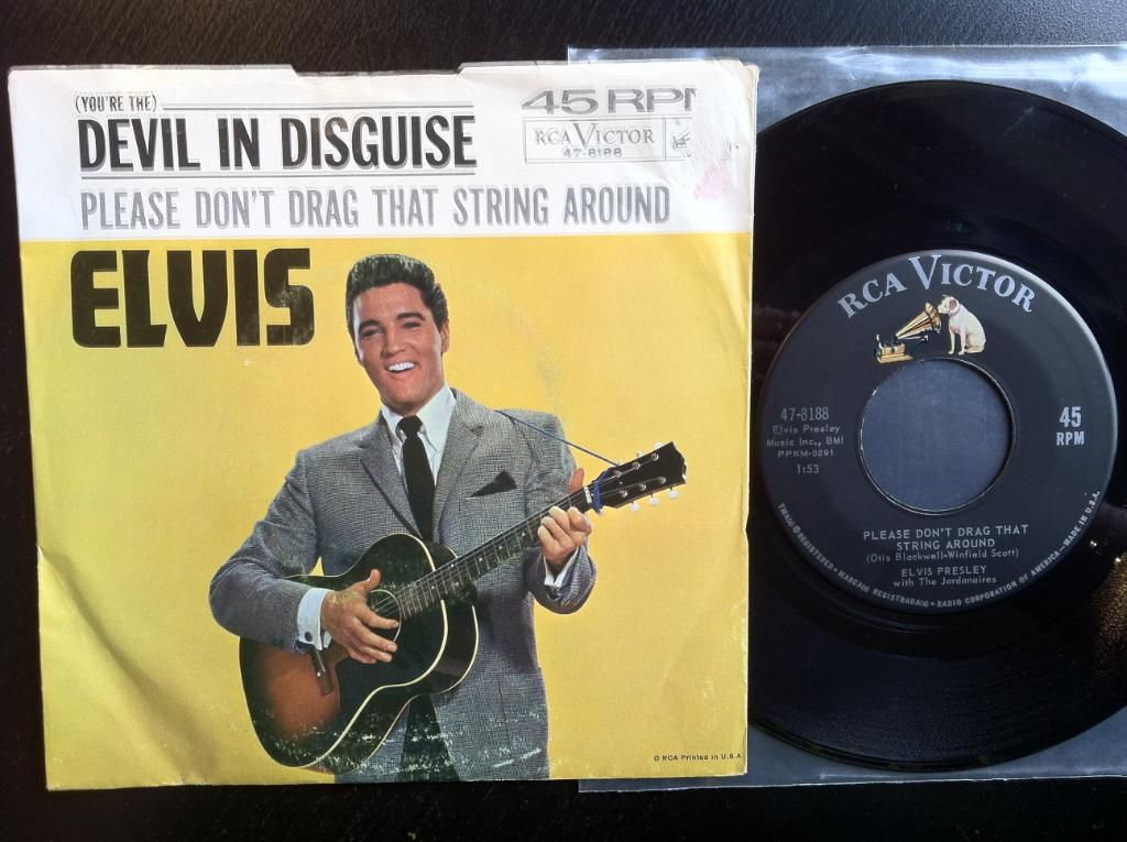 Elvis Presley - You're The Devil In Disguise / Please Don't Drag That String Around)