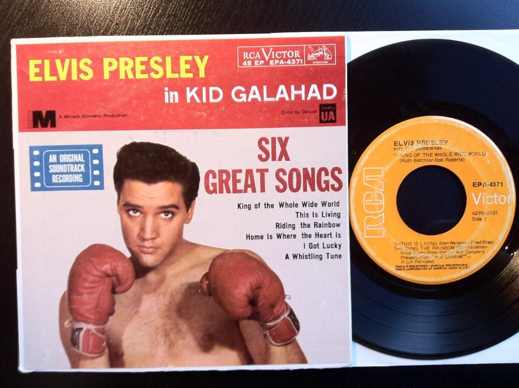 Elvis Presley Kid Galahad Records, Vinyl and CDs Hard to Find and Out