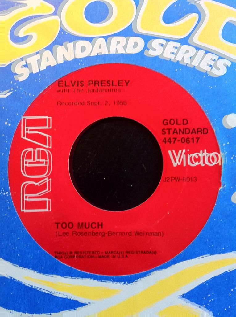 Elvis Presley - Too Much / Playing For Keeps