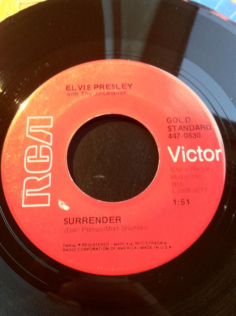 Elvis Presley - Surrender / Lonely Man LP