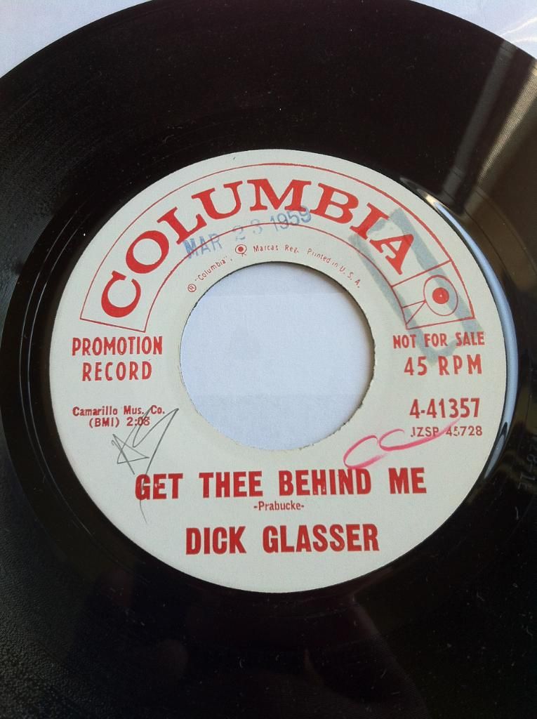 Dick Glasser - Get Thee Behind Me / Angels In The Sky