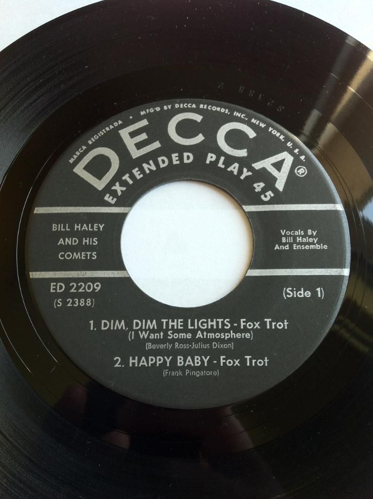 Bill Haley & His Comets - Dim, Dim The Lights Ep