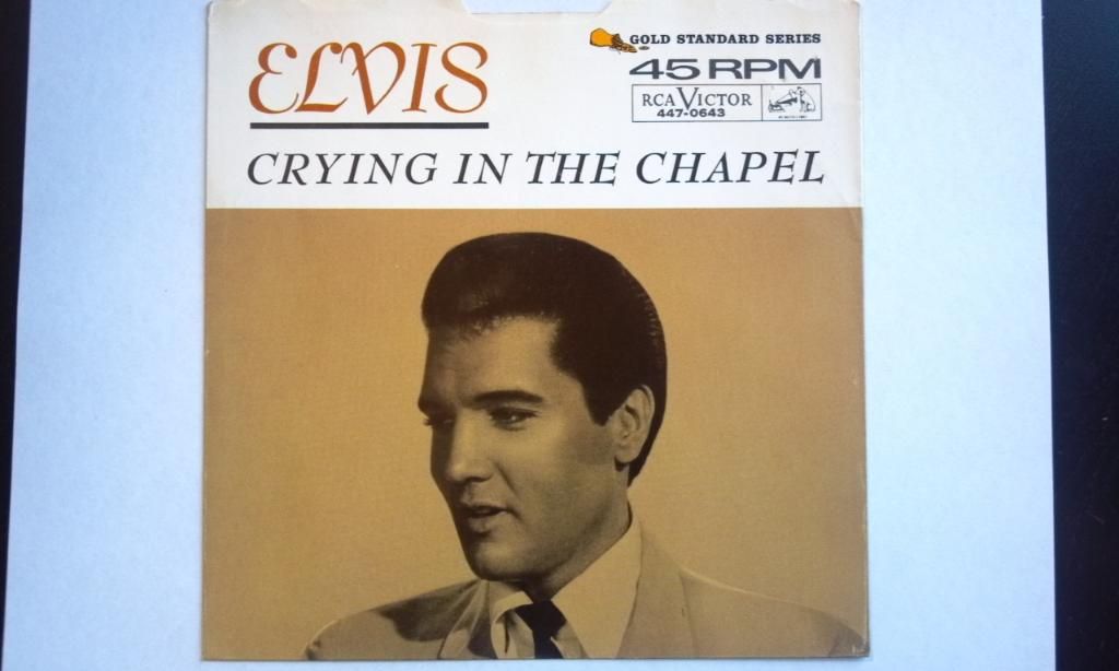 Elvis Presley - Crying In The Chapel / I Believe In The Man In The Sky Picture Sleeve