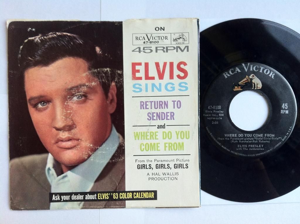 Elvis Presley - Return To Sender / Where Do You Come From Album