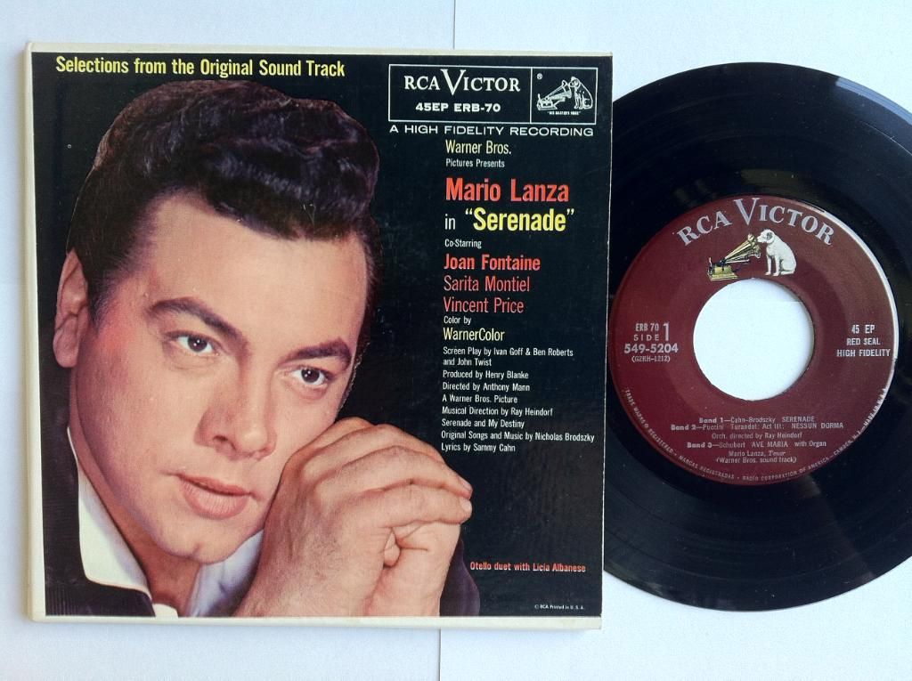 Mario Lanza Serenade Records, LPs, Vinyl and CDs - MusicStack