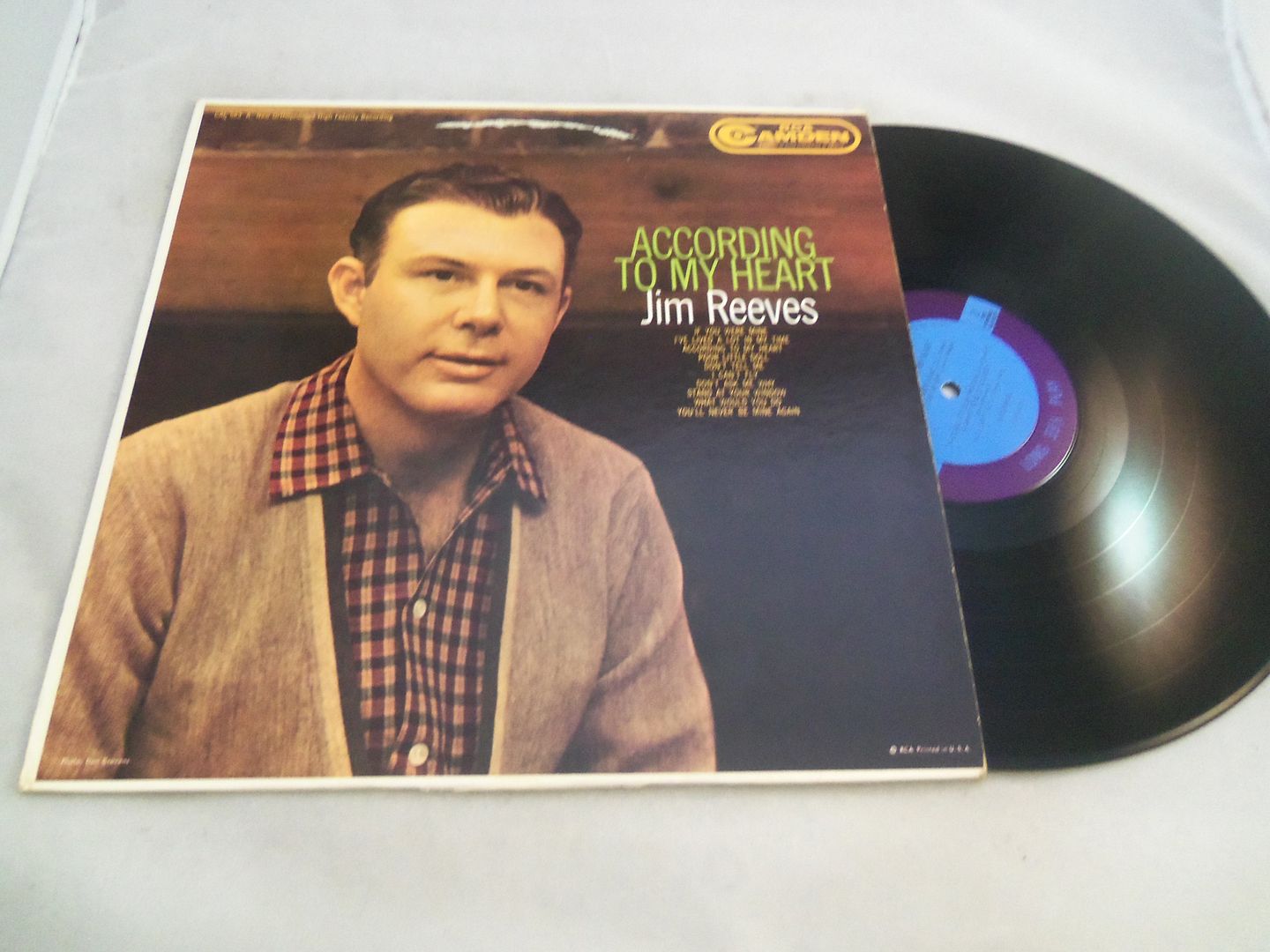 Jim Reeves According To My Heart Records, LPs, Vinyl and CDs - MusicStack