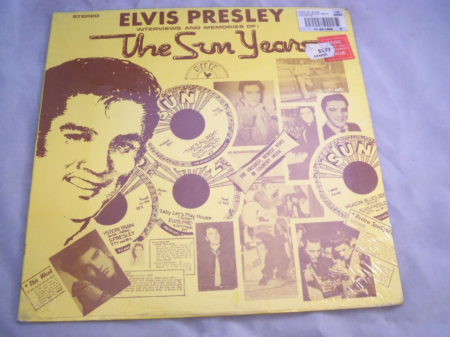 Elvis Presley - The Sun Years LP