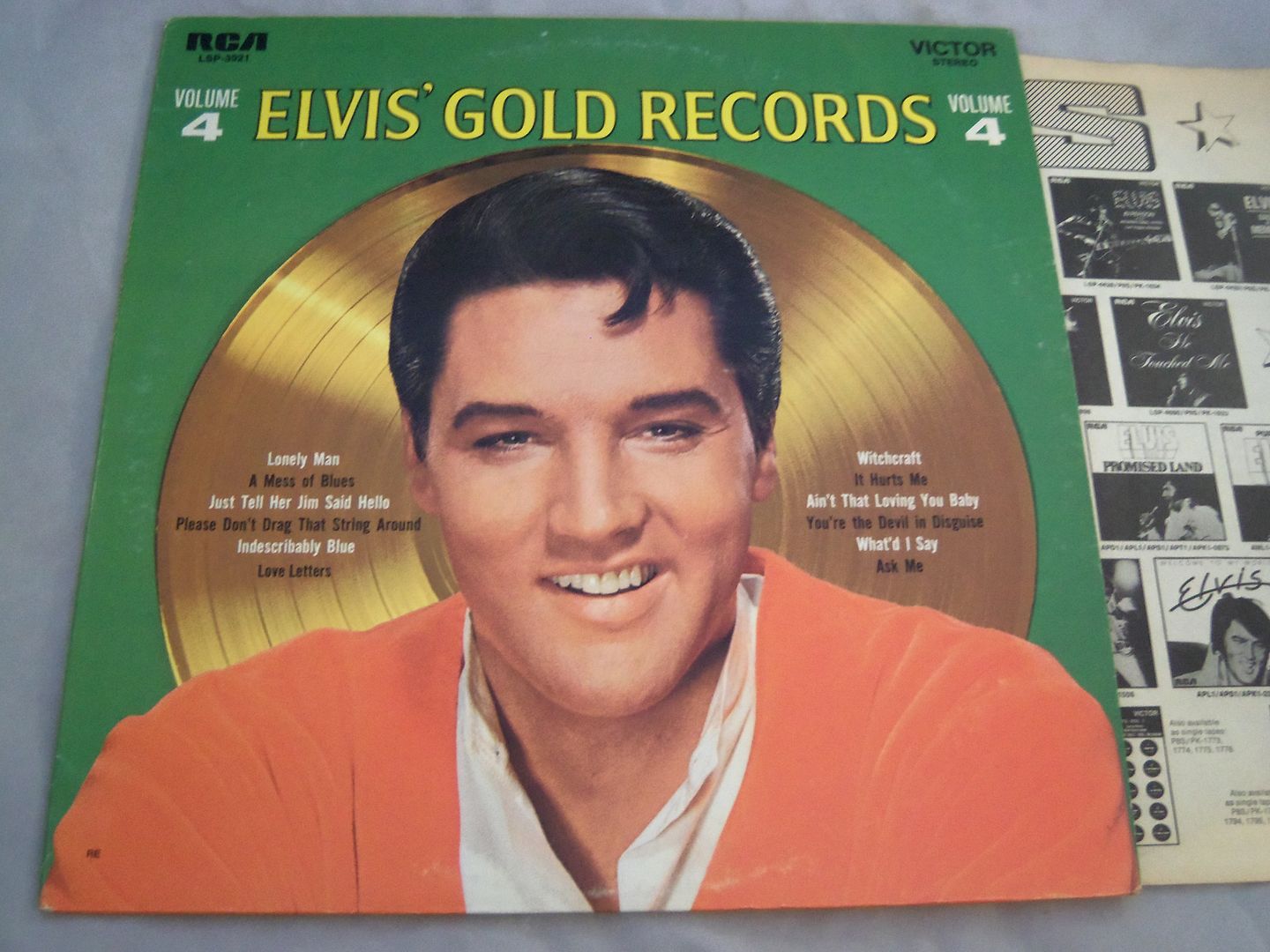 Elvis Presley - Elvis' Gold Records Volume 4 LP