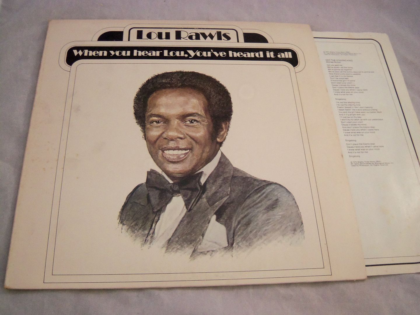 When You Hear Lou You've Heard It All - Lou Rawls