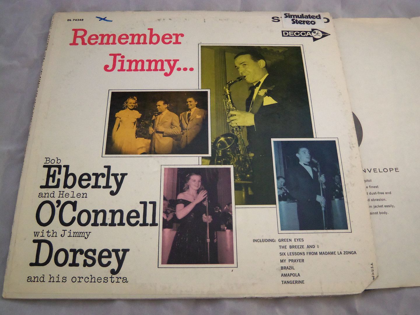 Bob Eberly Helen O'Connell Jimmy Dorsey - Remember Jimmy