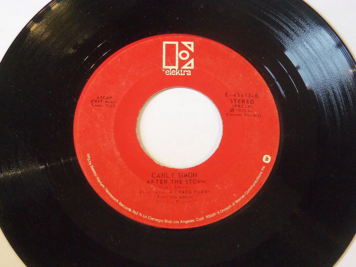 Carly Simon - Nobody Does It Better / After The Storm Record