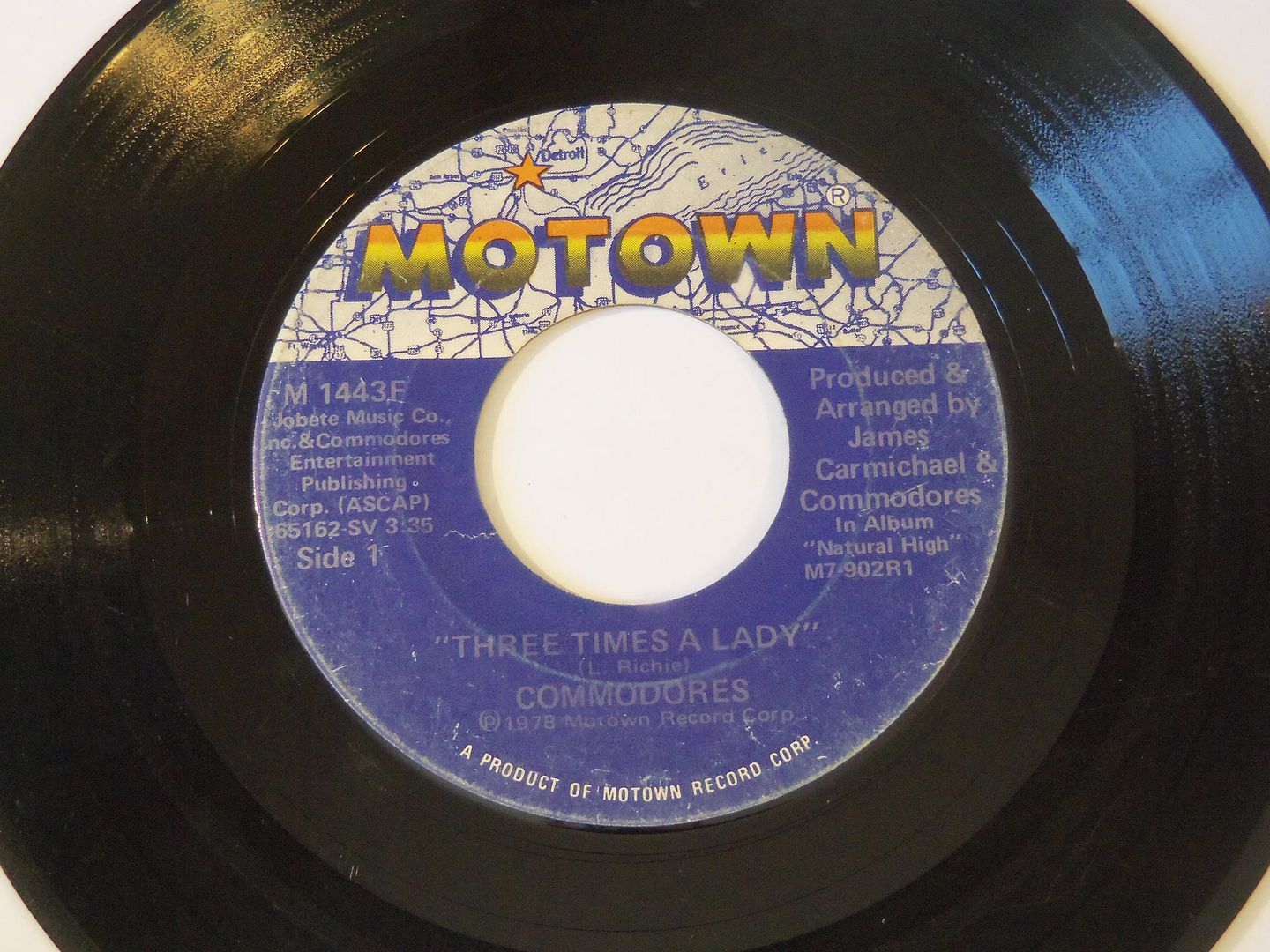 Commodores - Three Times A Lady / Look What You've Done To Me