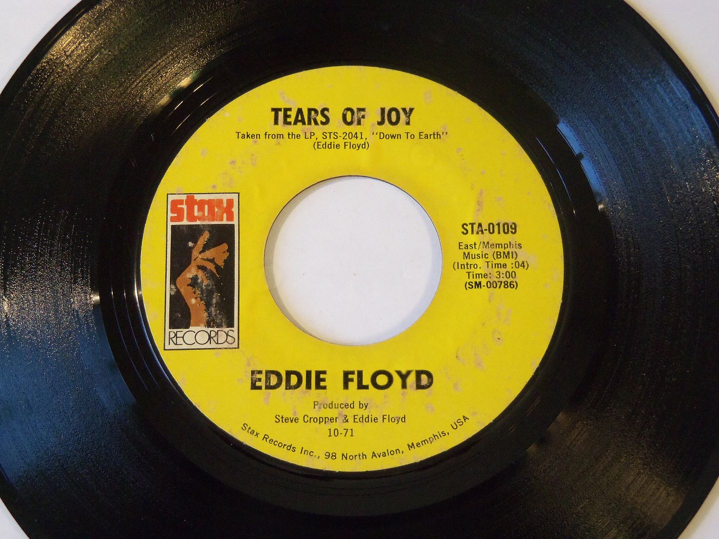 Eddie Floyd - Yum Yum Yum / Tears Of Joy