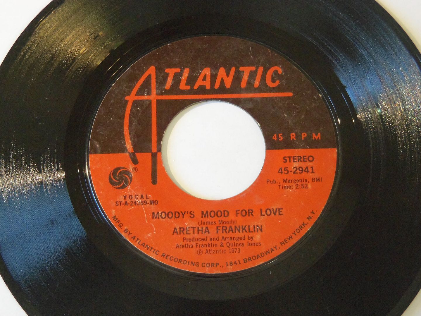 Aretha Franklin - Master Of Eyes (the Deepness Of Your Eyes / Moody's Mood For Love) Record