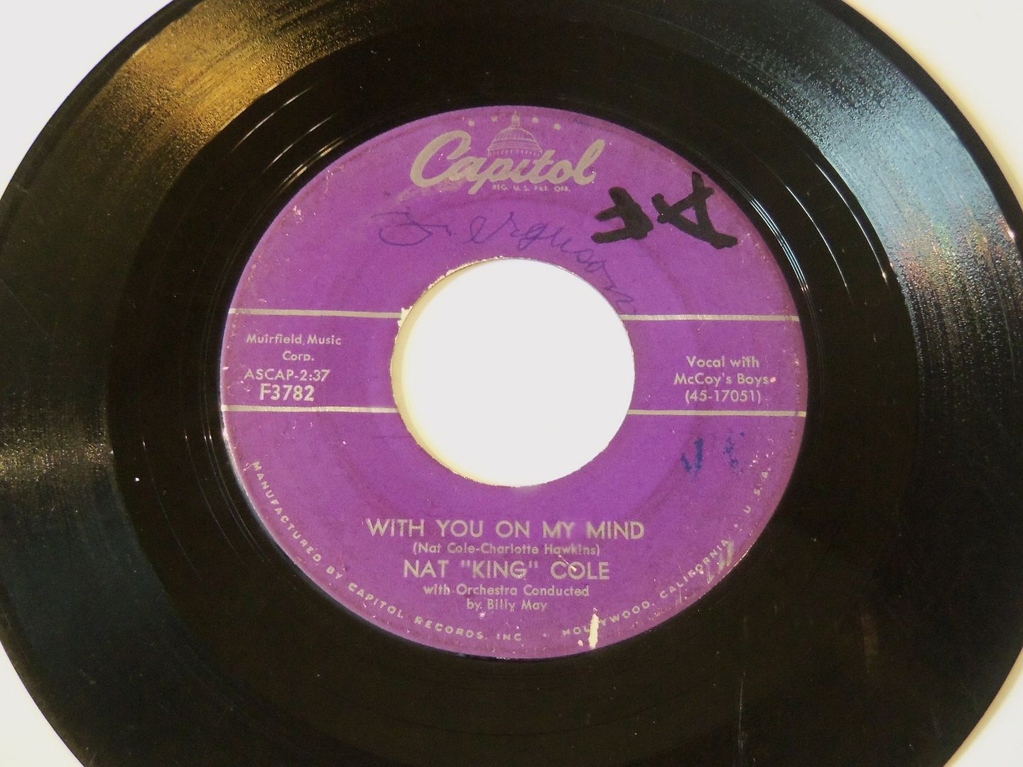 Nat King Cole - Raintree Country / With You On My Mind