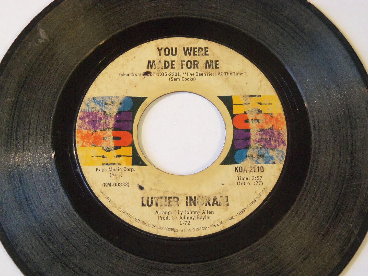 Luther Ingram - You Were Made For Me / Missing You