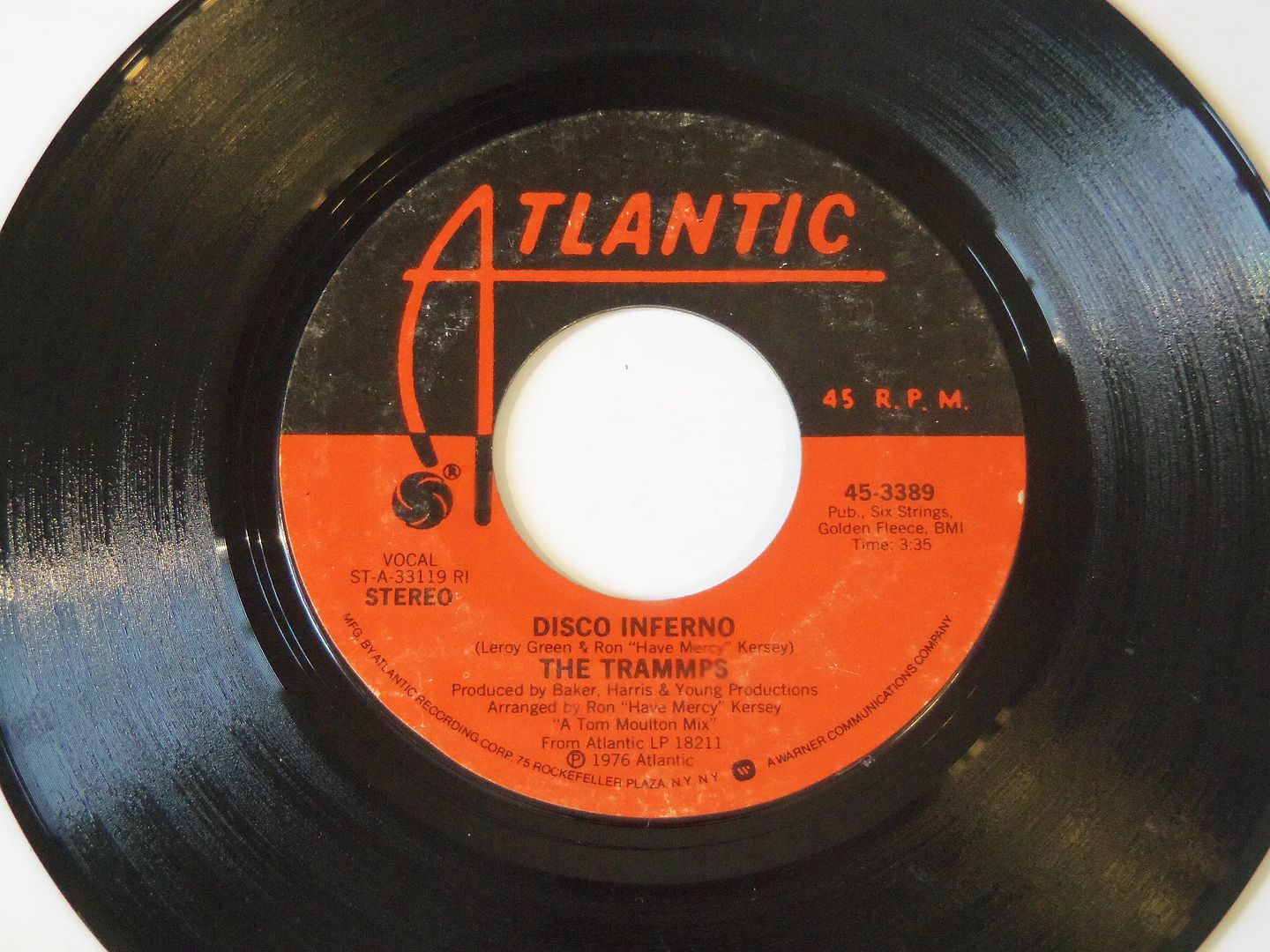 Disco Inferno / You Touch My Hot Line - Trammps