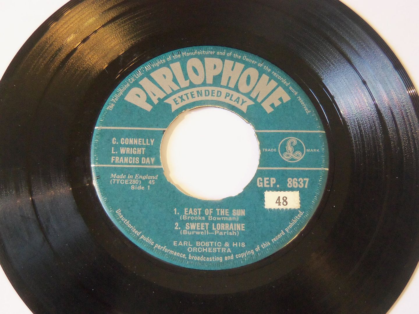 Earl Bostic & His Orchestra - Bostic In Harlem Ep