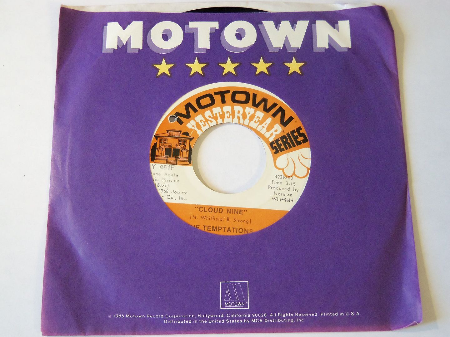 Temptations - Cloud Nine / Runaway Child, Running Wild Single