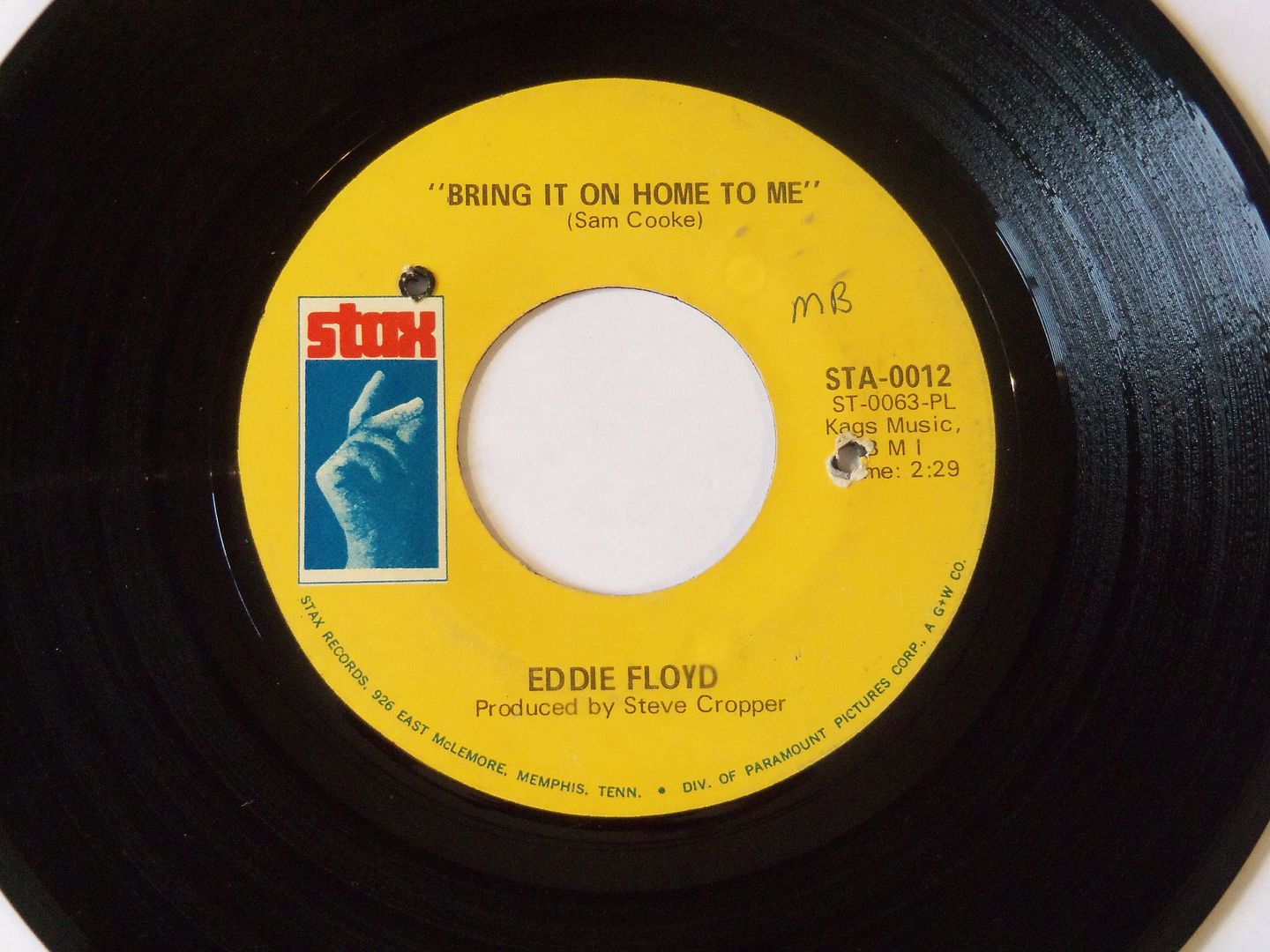 Bring It On Home To Me / Sweet Things You Do - Eddie Floyd