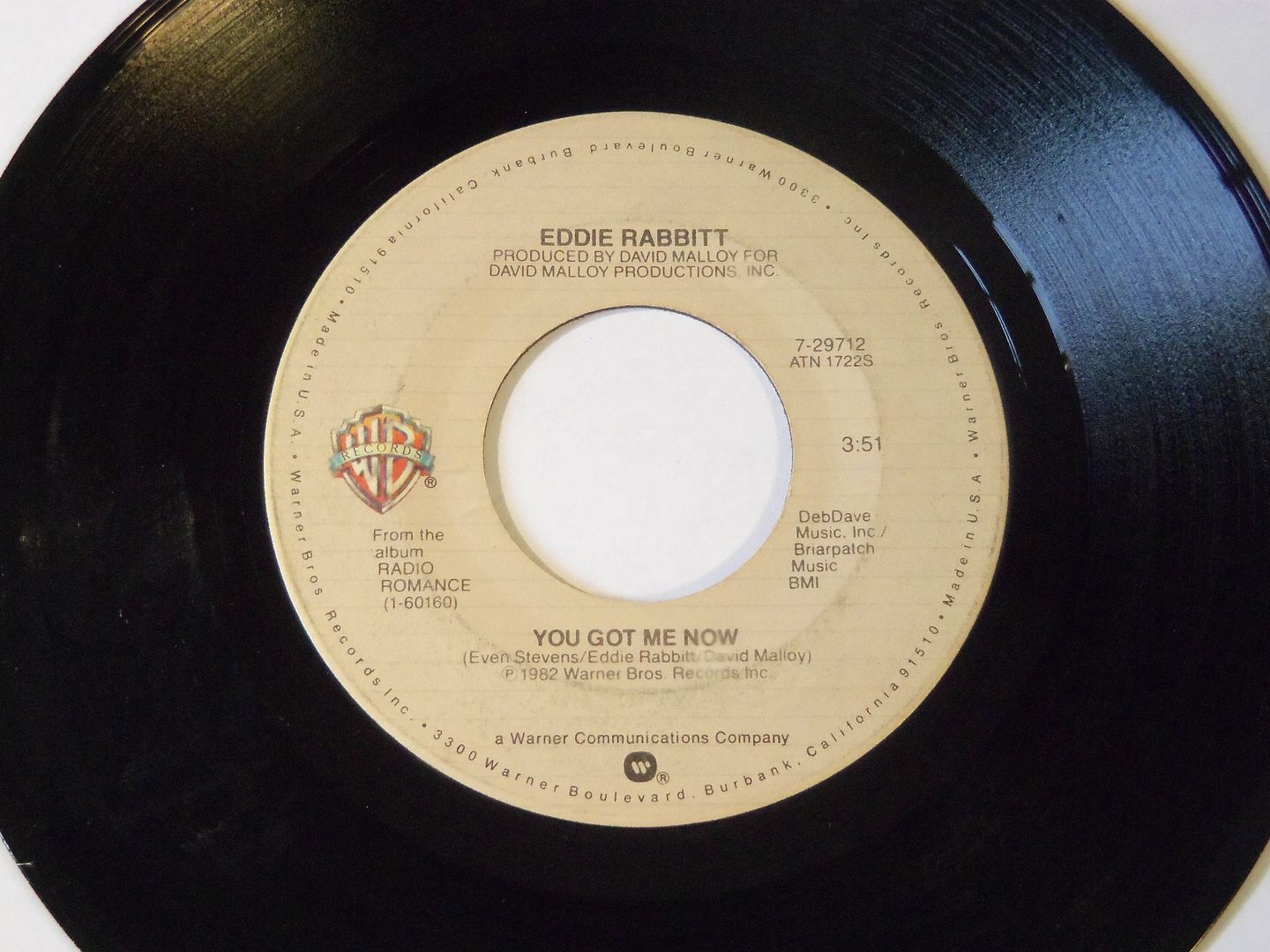 Eddie Rabbit - You Can't Run From Love / You Got Me Now