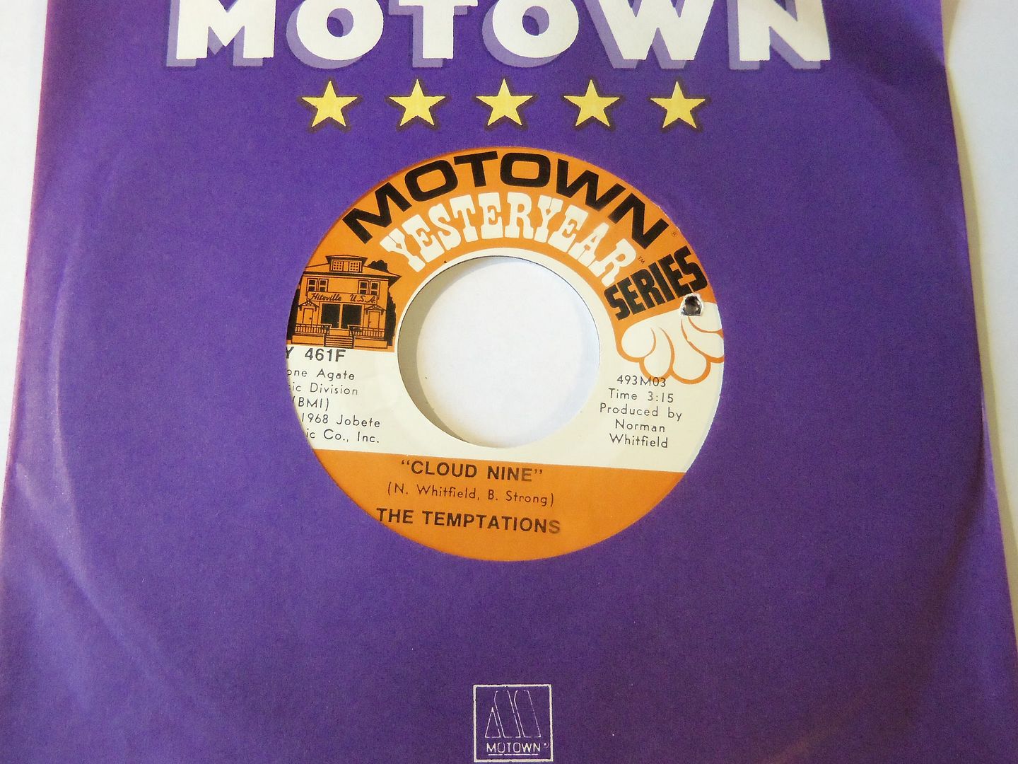 Temptations - Cloud Nine / Runaway Child, Running Wild Record