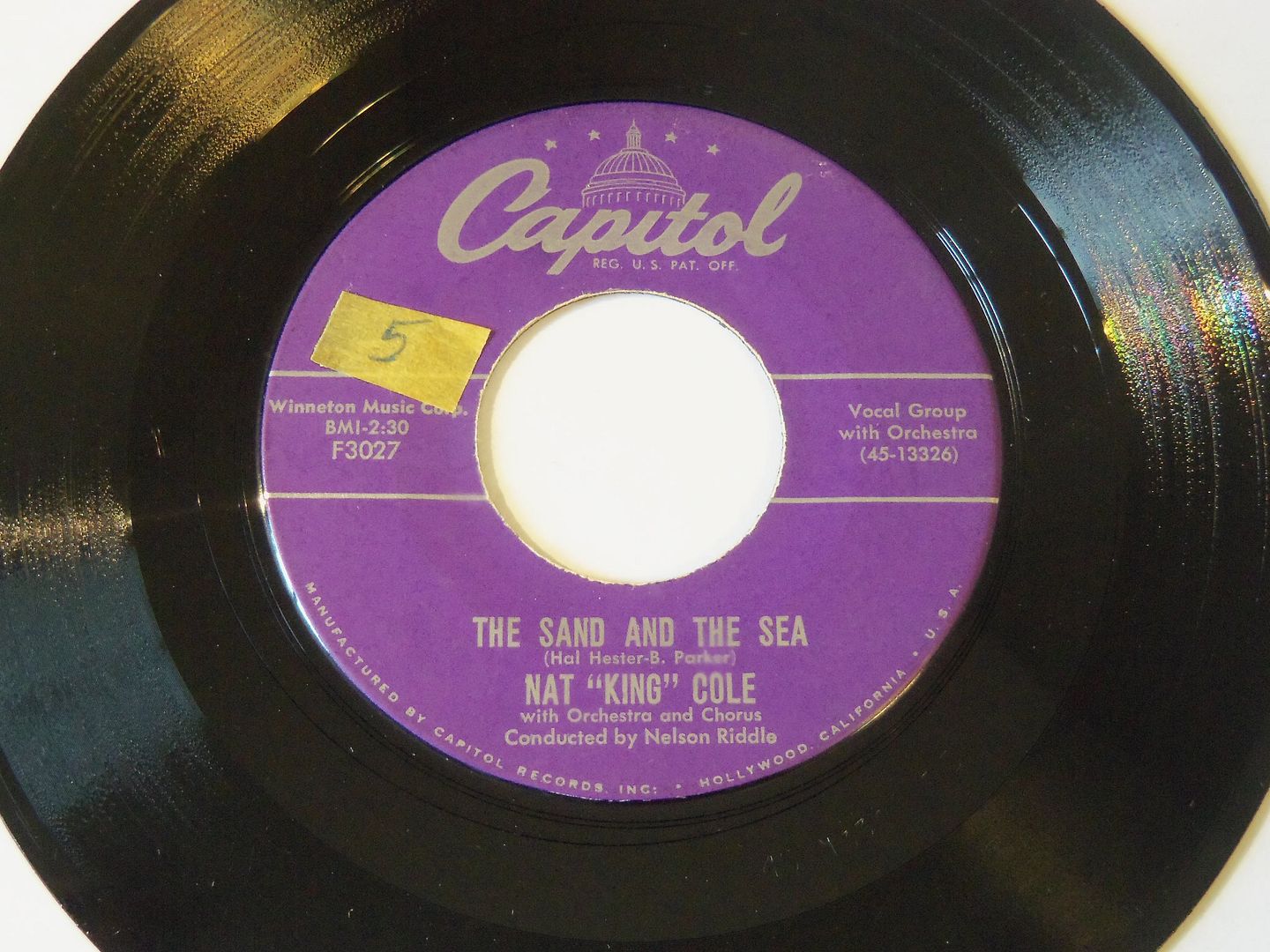 Nat King Cole - Darling Je Vous Aime Beaucoup / The Sand And The Sea