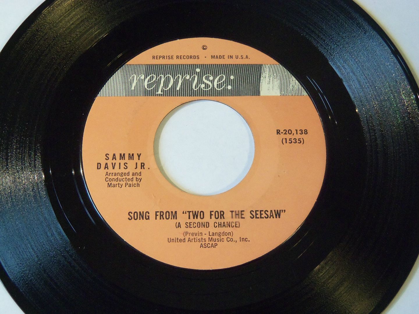 As Long As She Needs Me / Song From "two For The Seesaw" - Sammy Davis Jr.