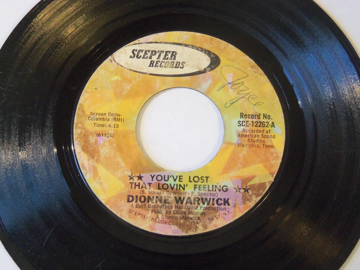 You've Lost That Lovin' Feeling / Window Wishing - Dionne Warwick
