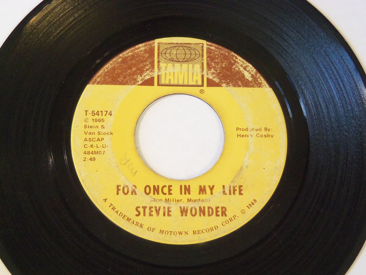 Stevie Wonder - For Once In My Life / Angie Girl