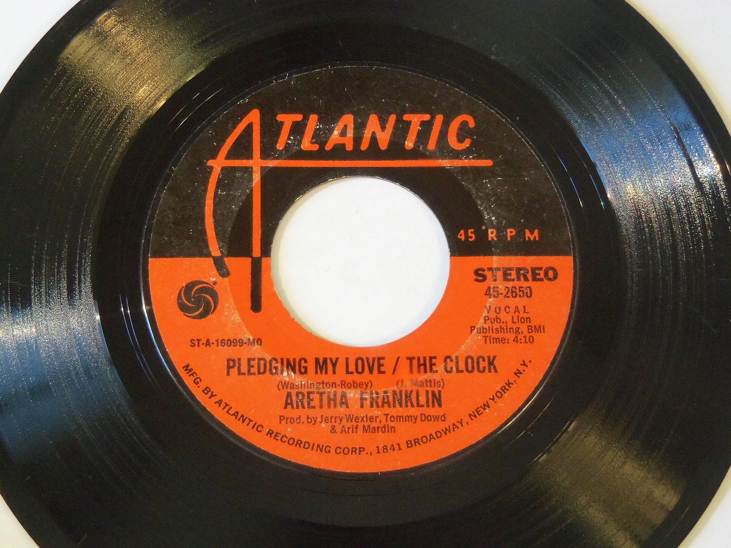 Aretha Franklin - Share Your Love With Me / Pledging My Love / The Clock