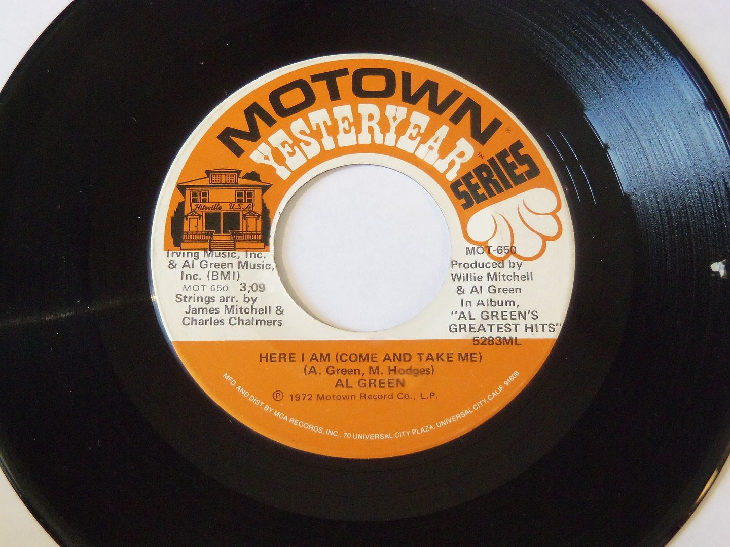 Al Green - Here I Am (come And Take Me / For The Good Times)