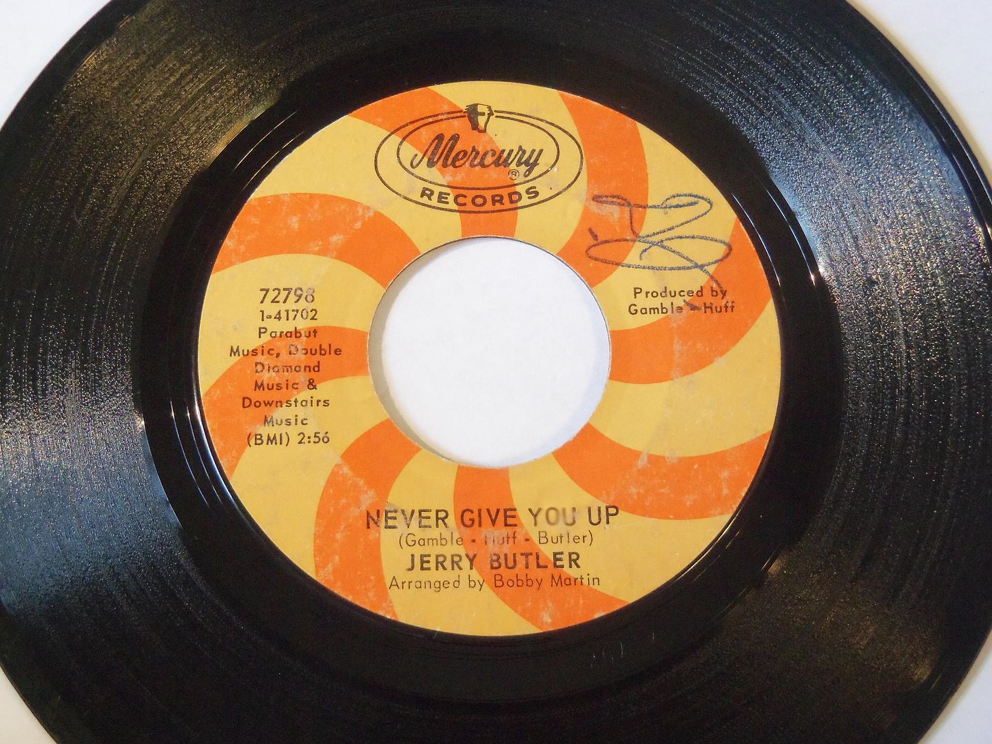 Jerry Butler - Never Give You Up / Beside You
