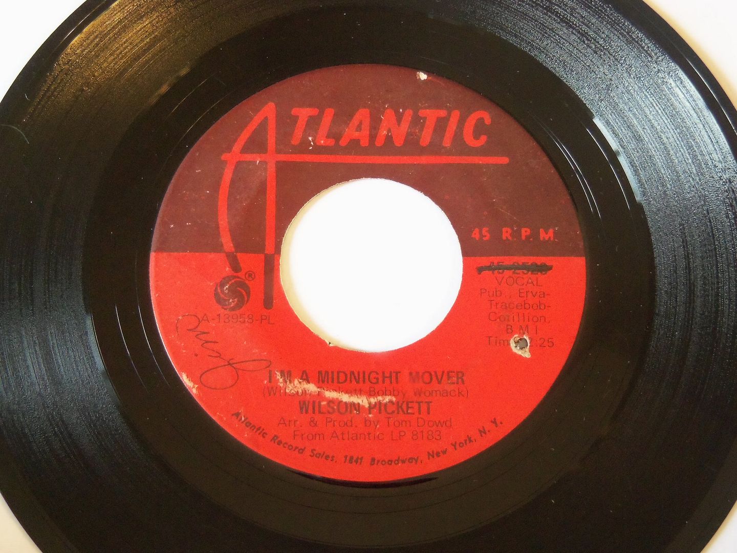 Wilson Pickett - I'm A Midnight Mover / Deborah LP