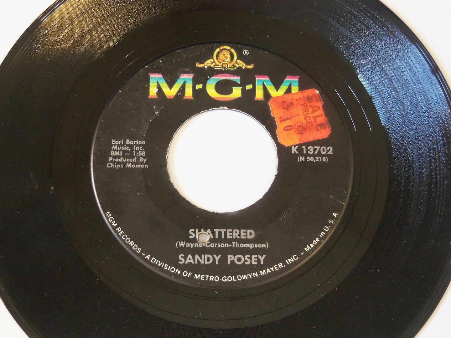 Sandy Posey - What A Woman In Love Won't Do / Shattered